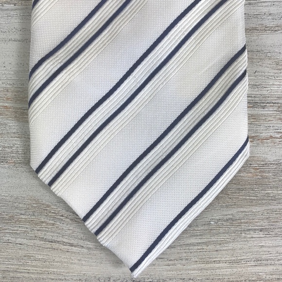 Canali Other - Canali Ivory Navy Blue Power Tie Italy.